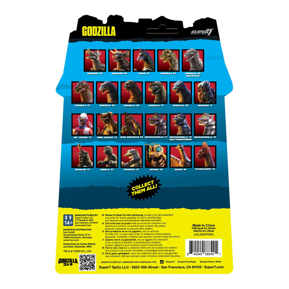 SUPER 7 - TOHO - Godzilla ReAction - Mechagodzilla 75' (Figura de 4")