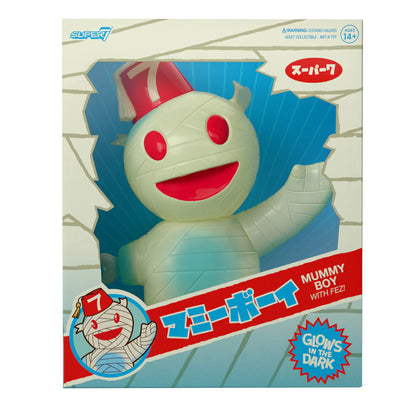 SUPER 7 Originals - Figura de vinil de 6" - Mummy Boy (Glow with Fez)