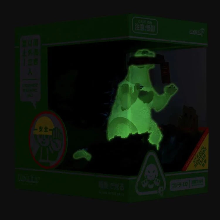 SUPER 7 - TOHO - Godzilla Minus One (Train Biter - Glow) (Figura de 4")