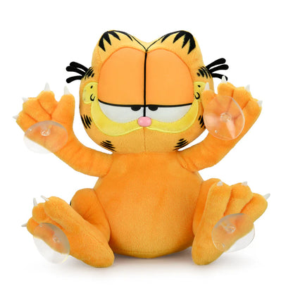 KID ROBOT - Garfield relaxed - Suction cup window clinger (Peluche de 8" para ventana)