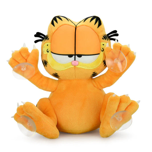 KID ROBOT - Garfield relaxed - Suction cup window clinger (Peluche de 8" para ventana)