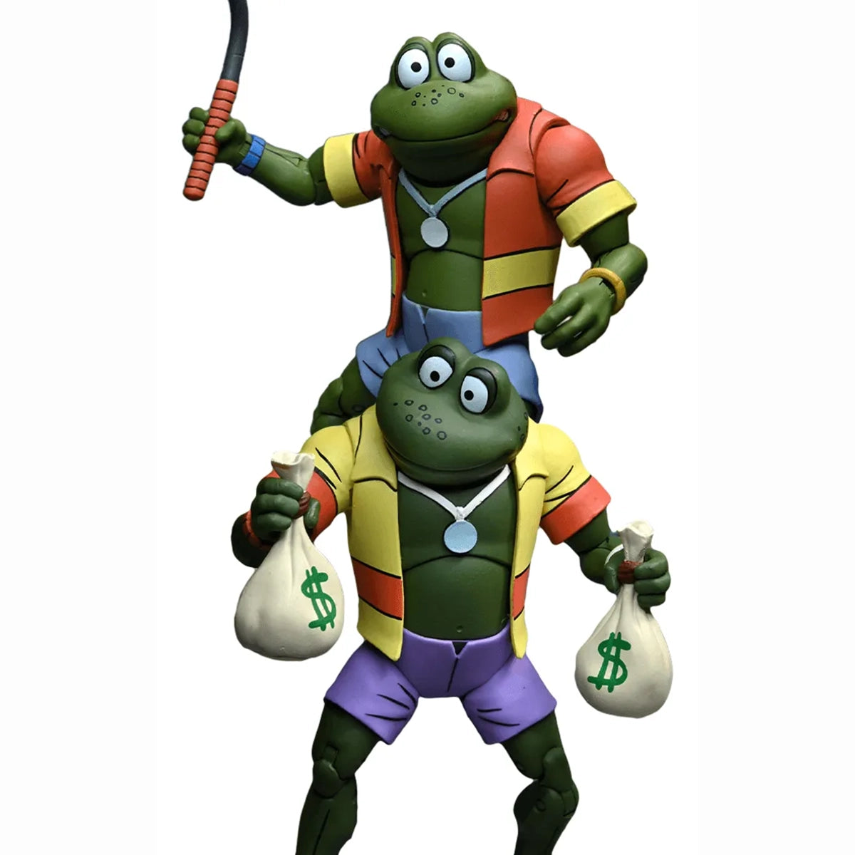 NECA - TMNT (Cartoon) - Napoleon y Atilla Frog 2 pack (Figuras de 7")