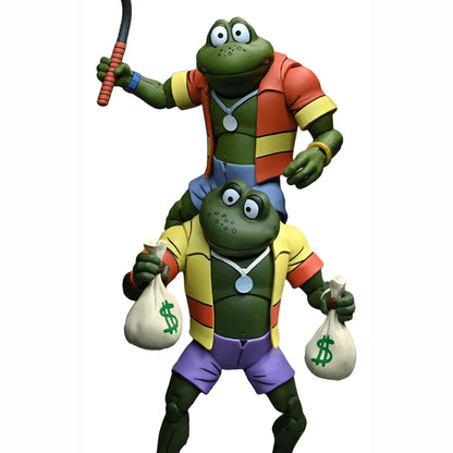 NECA - TMNT (Cartoon) - Napoleon y Atilla Frog 2 pack (Figuras de 7")