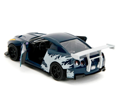 JADA TOYS - GODZILLA 2009 - Die-cast Hollywood Rides Nissan GT-R R35 (Auto escala 1:32)
