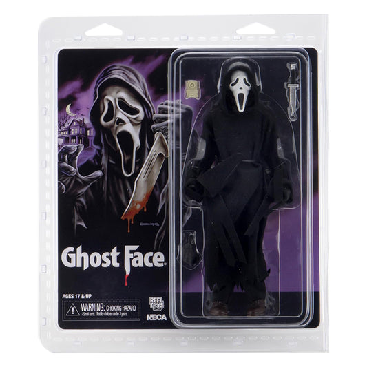 NECA - Ghost Face (Figura de 8" con ropa de tela)