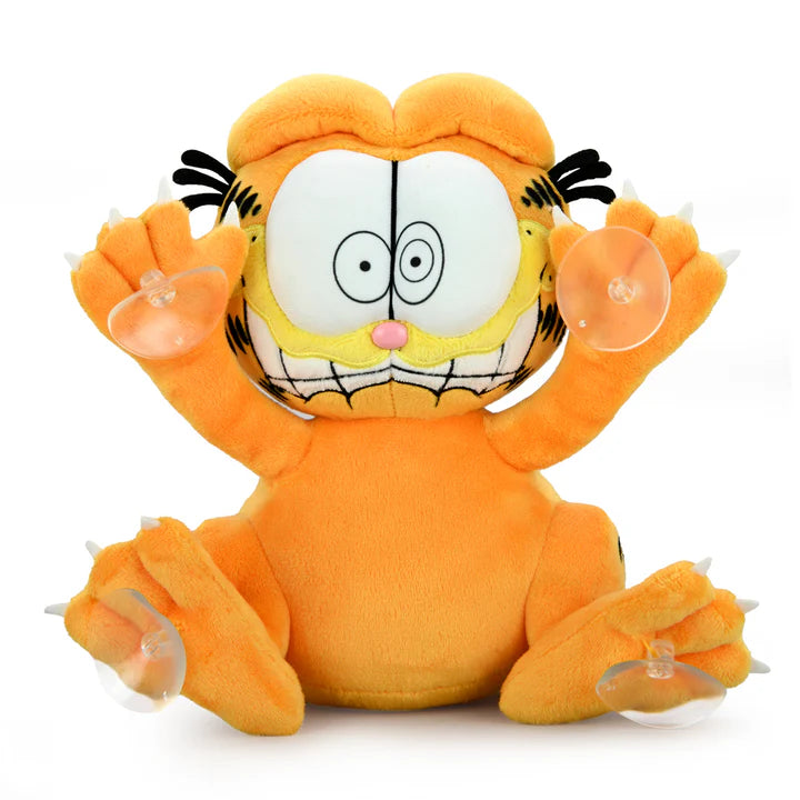 KID ROBOT - Garfield scared - Suction cup window clinger (Peluche de 8" para ventana)