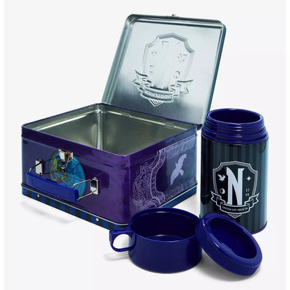 SURREAL ENTERTEINMENT - Wednesday Nevermore Academy Set (Lonchera + Termo)