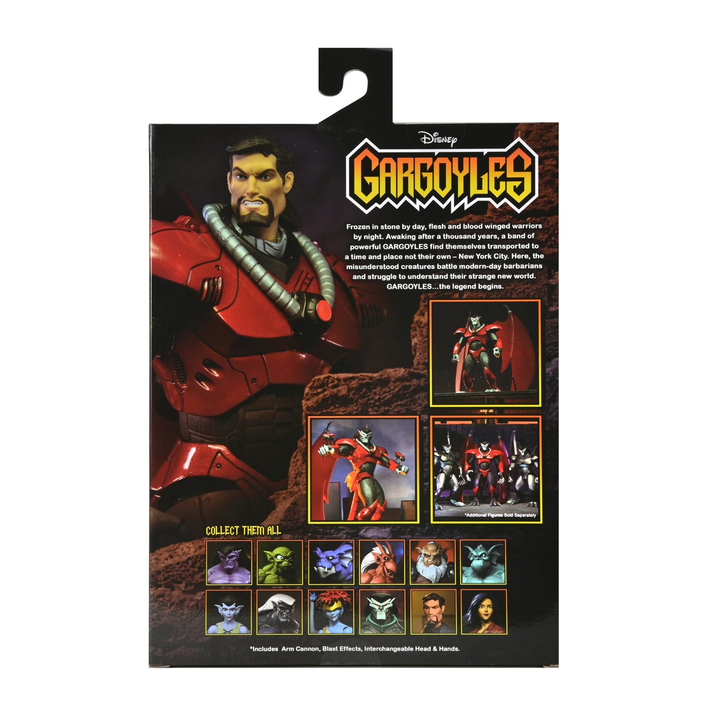 NECA - Gargoyles Ultimate! - Armored David Xanatos (Figura de 7")