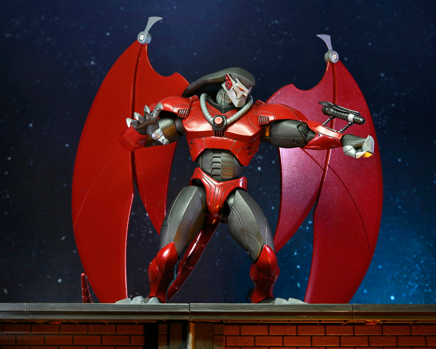 NECA - Gargoyles Ultimate! - Armored David Xanatos (Figura de 7")