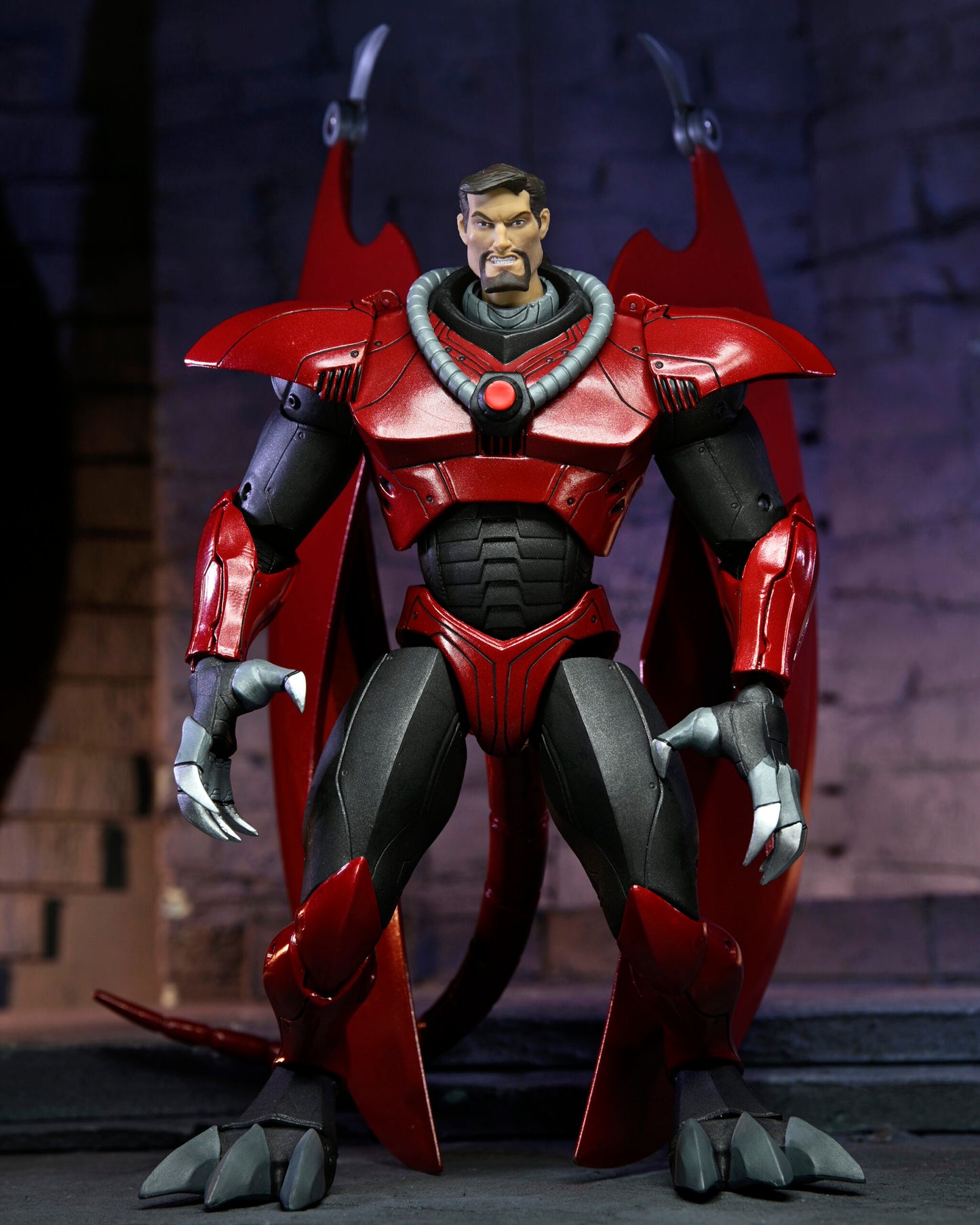 NECA - Gargoyles Ultimate! - Armored David Xanatos (Figura de 7")