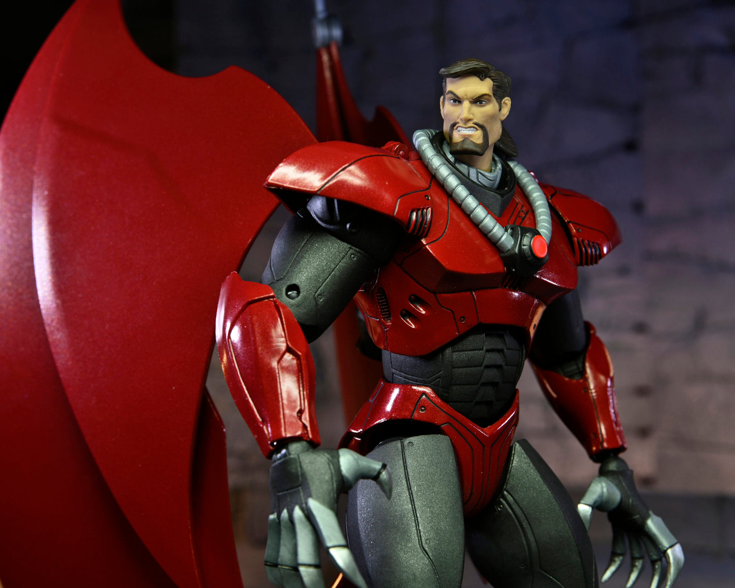 NECA - Gargoyles Ultimate! - Armored David Xanatos (Figura de 7")