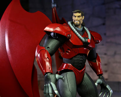 NECA - Gargoyles Ultimate! - Armored David Xanatos (Figura de 7")