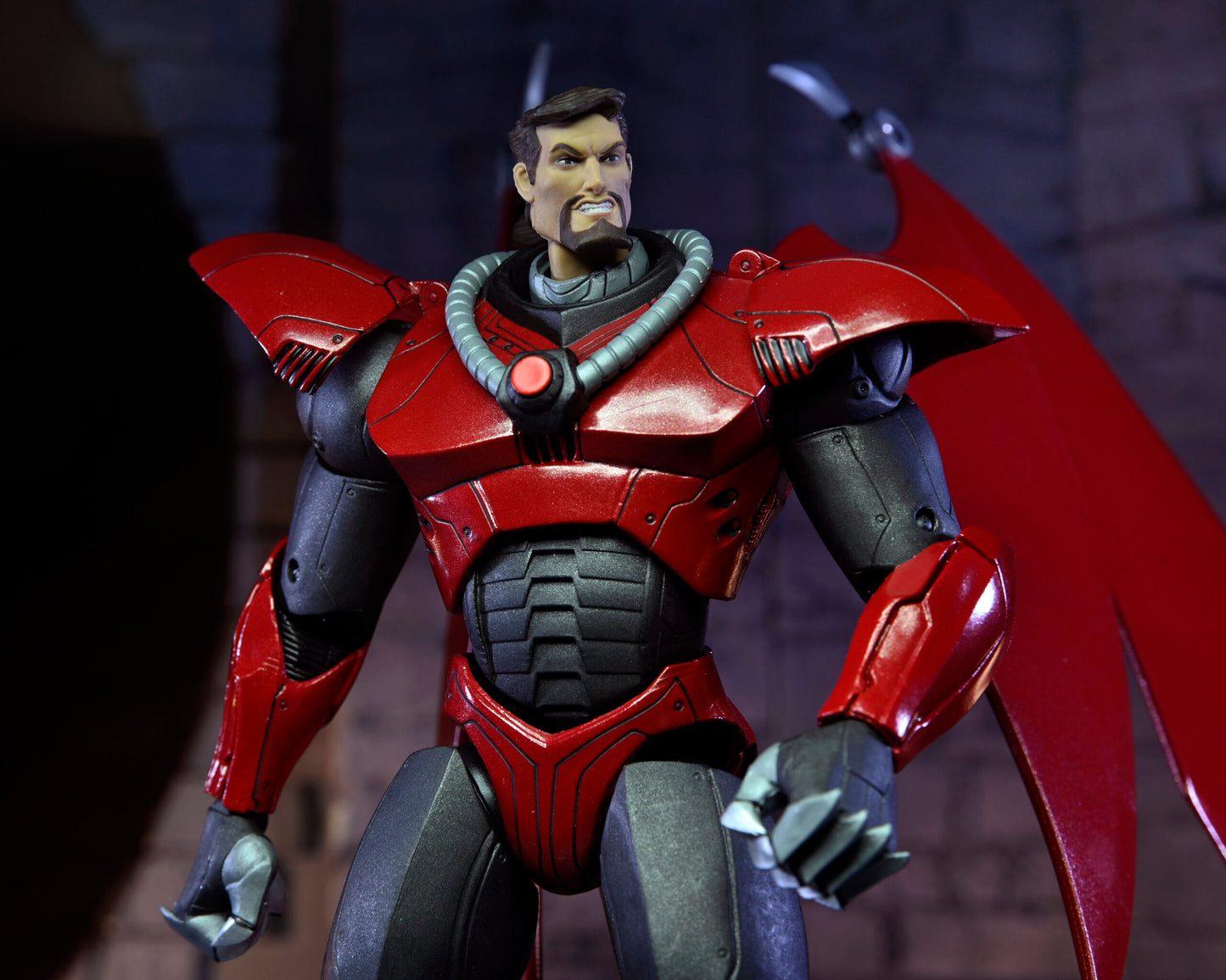 NECA - Gargoyles Ultimate! - Armored David Xanatos (Figura de 7")