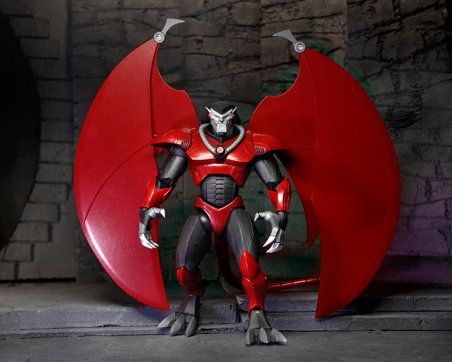 NECA - Gargoyles Ultimate! - Armored David Xanatos (Figura de 7")