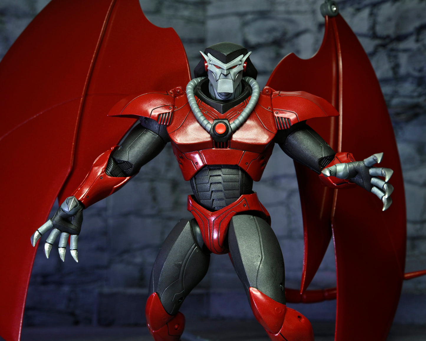 NECA - Gargoyles Ultimate! - Armored David Xanatos (Figura de 7")
