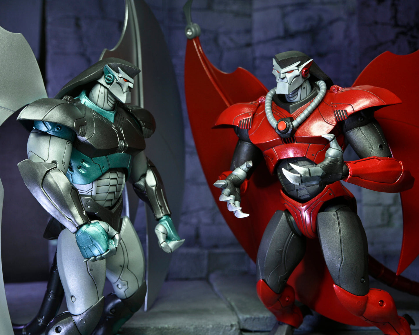 NECA - Gargoyles Ultimate! - Armored David Xanatos (Figura de 7")