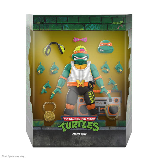 SUPER 7 - TMNT Ultimates! Wave 11 - Rapper Mike (Figura de 7")