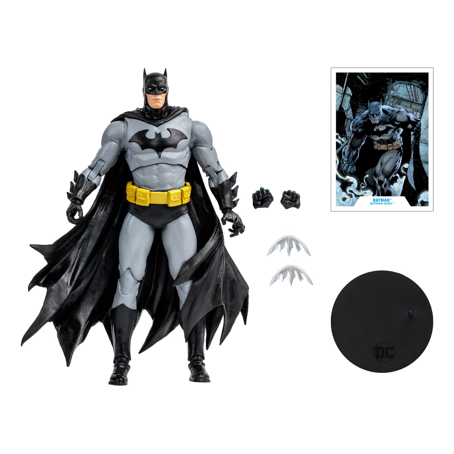 MC FARLANE - DC Multiverse: Batman Hush - Batman (Back/Grey) (Figura 7")