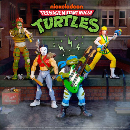 SUPER 7 - TMNT Ultimates! Wave 10 - Classic Rocker Leo (Figura de 7")