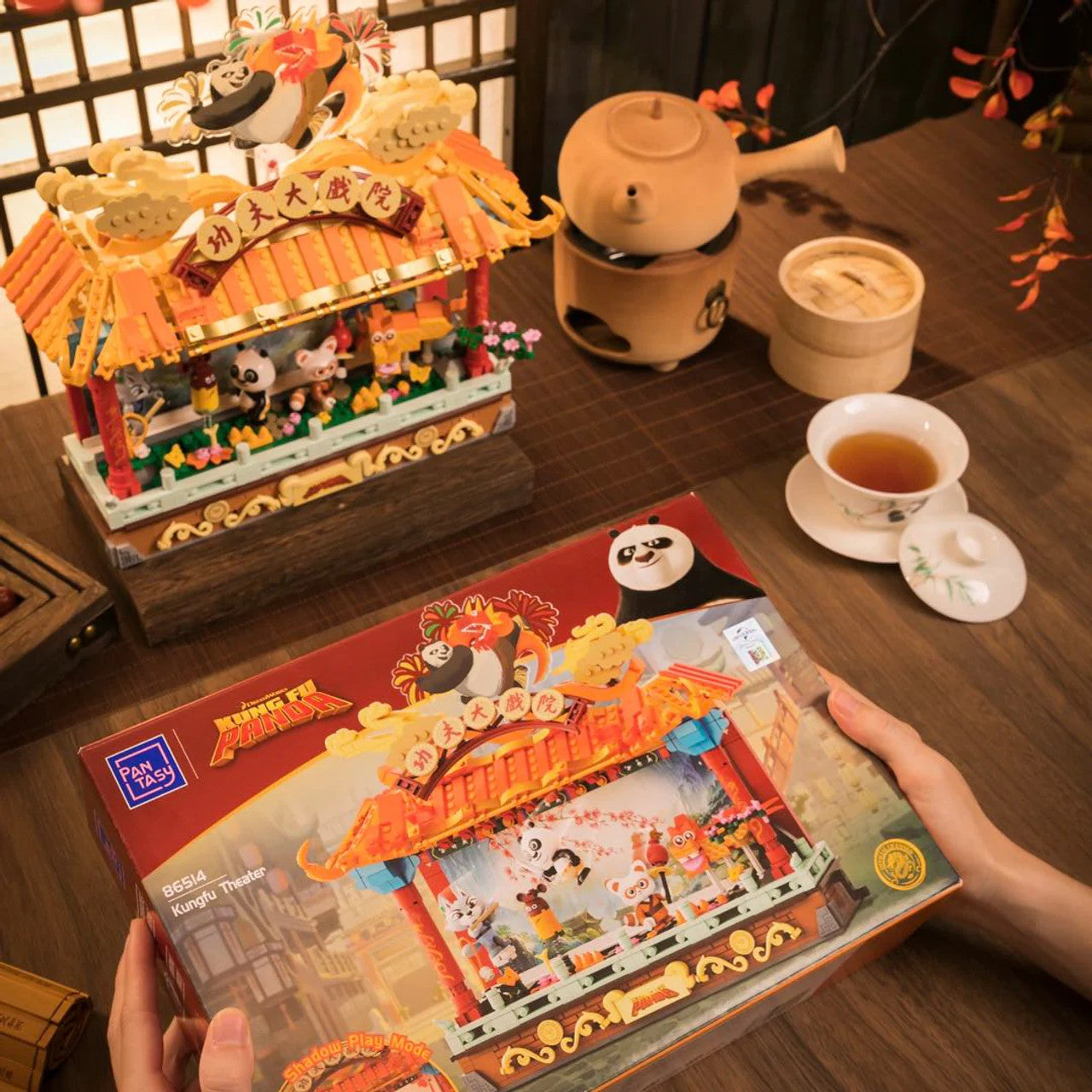 PANTASY - Kung Fu Panda - Kung Fu Theater (Bloques para armar)