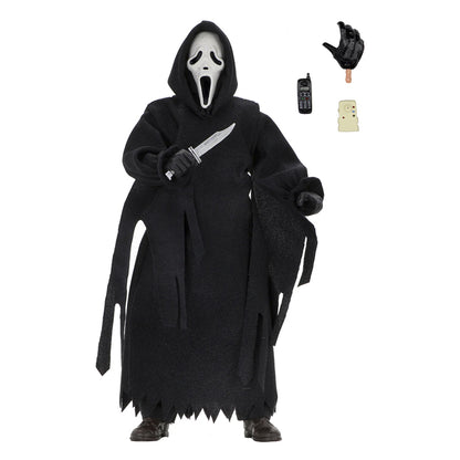 NECA - Ghost Face (Figura de 8" con ropa de tela)
