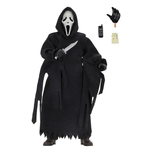 NECA - Ghost Face (Figura de 8" con ropa de tela)