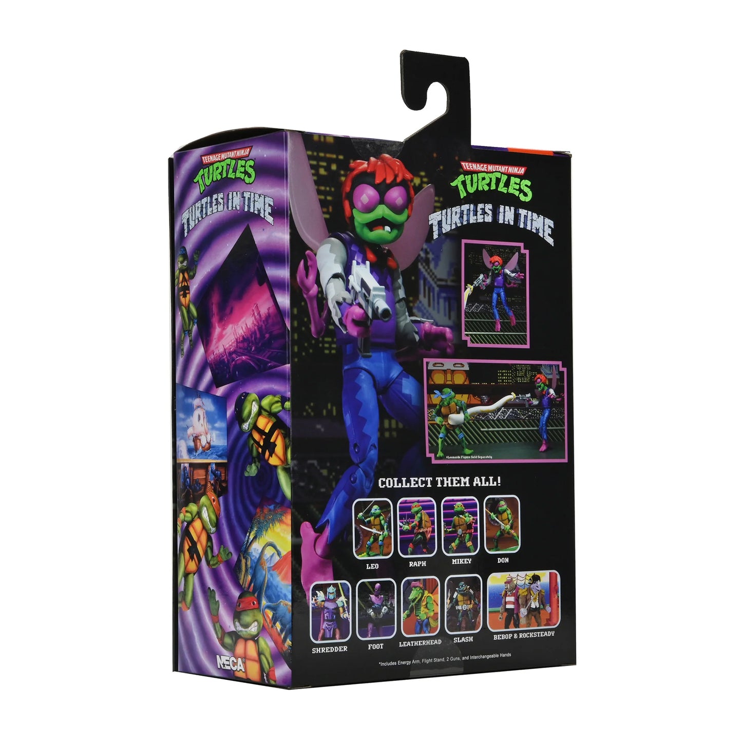 NECA - TMNT: Turtles in Time (1990 video game) - Baxter Stockman (Figura de 7")
