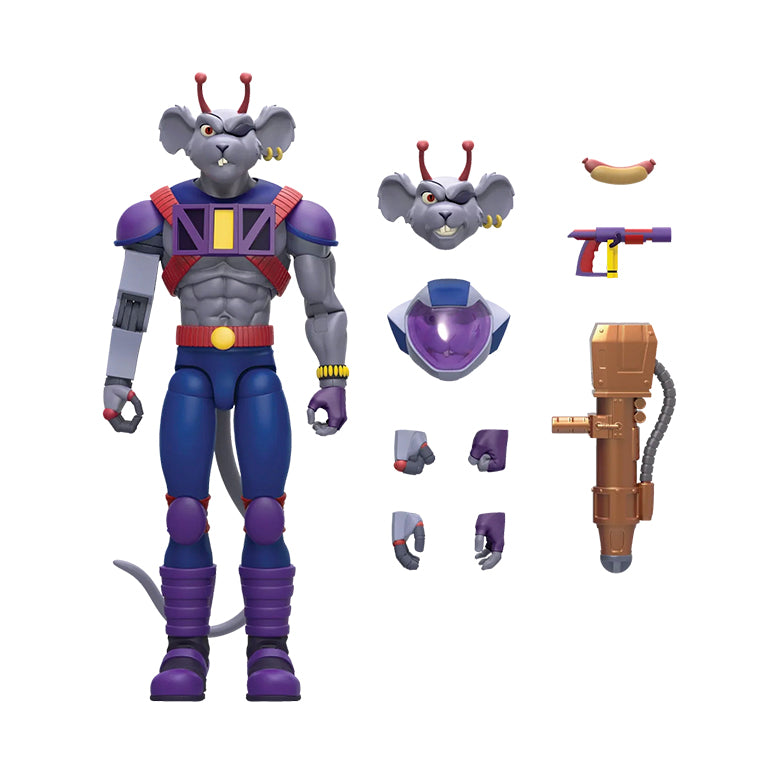 NACELLE - Biker Mice from Mars: Throttle + Vinnie + Modo (Figuras de 7" - Set de 3)