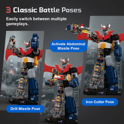 PANTASY - Mazinger - Mechanical Mecha  (Bloques para armar y play set de 15")