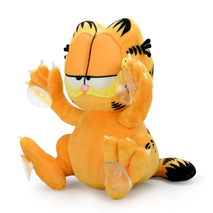 KID ROBOT - Garfield relaxed - Suction cup window clinger (Peluche de 8" para ventana)