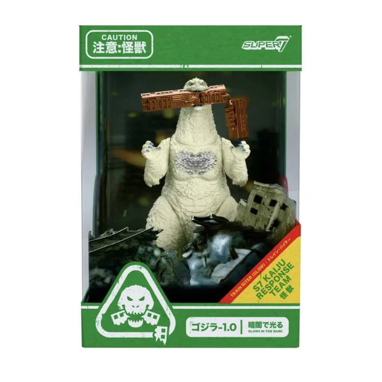 SUPER 7 - TOHO - Godzilla Minus One (Train Biter - Glow) (Figura de 4")