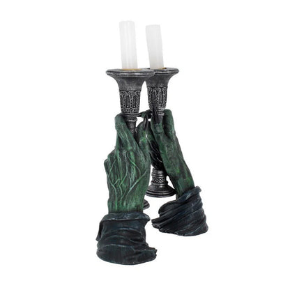 NEMESIS NOW - Candelabros Luz de la Oscuridad de 20 cm