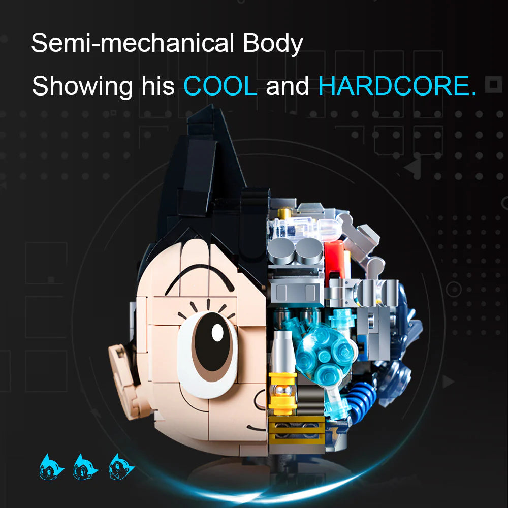 PANTASY - Astroboy - Astroboy Mechanical Clear Version (Bloques para armar y play set de 12")