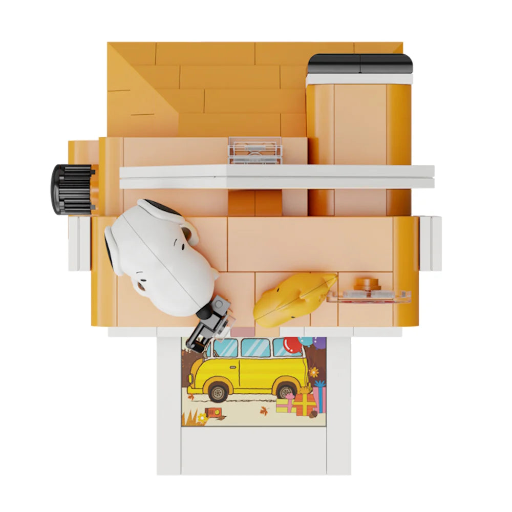 PANTASY - Snoopy (Peanuts) Retro Time Series - Camera Polaroid  (Bloques para armar)