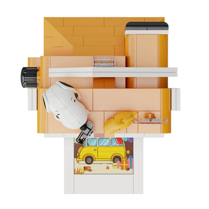 PANTASY - Snoopy (Peanuts) Retro Time Series - Camera Polaroid  (Bloques para armar)