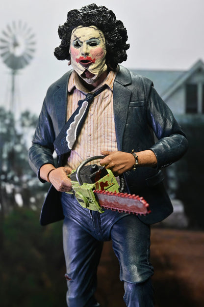 NECA - Texas Chainsaw Massacre - 50th Anniversary Ultimate Leatherface with Pretty Woman Mask (Figura de 7")