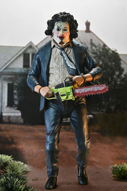 NECA - Texas Chainsaw Massacre - 50th Anniversary Ultimate Leatherface with Pretty Woman Mask (Figura de 7")