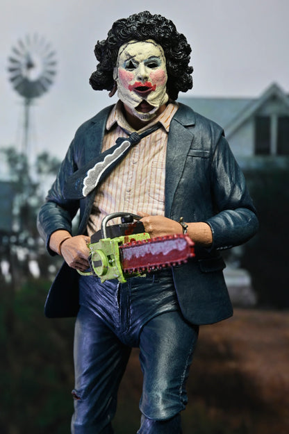 NECA - Texas Chainsaw Massacre - 50th Anniversary Ultimate Leatherface with Pretty Woman Mask (Figura de 7")