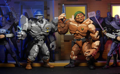 NECA - TMNT (Cartoon) - Tragg y Grannitor 2 pack (Figura de 7")