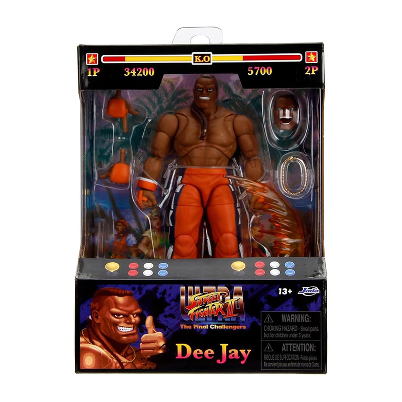 JADA TOYS - Street Fighter II Ultra - Dee Jay (Figura de 6")