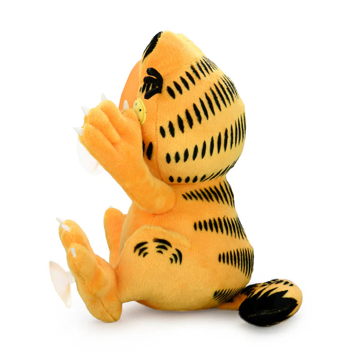 KID ROBOT - Garfield relaxed - Suction cup window clinger (Peluche de 8" para ventana)