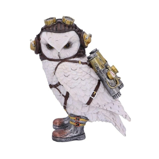 NEMESIS NOW - Alator Giftware - Adorno Búho Aviador de 21 cm