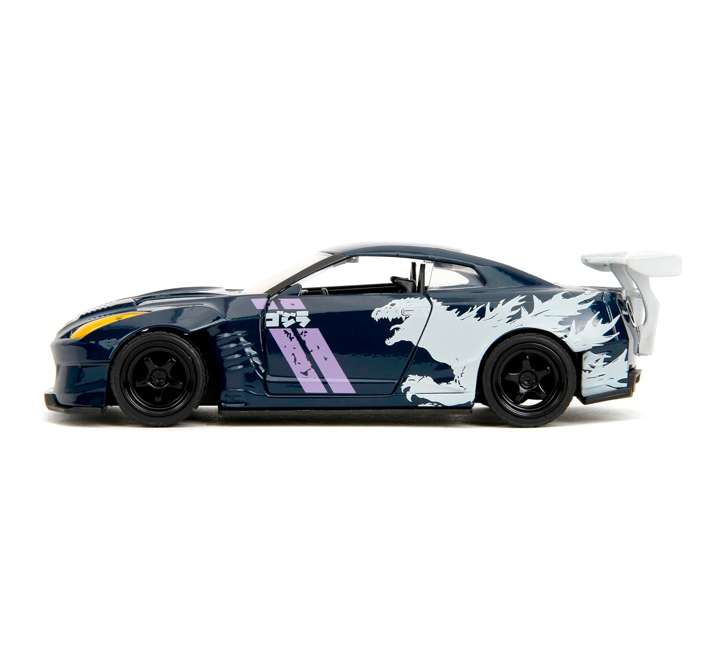 JADA TOYS - GODZILLA 2009 - Die-cast Hollywood Rides Nissan GT-R R35 (Auto escala 1:32)