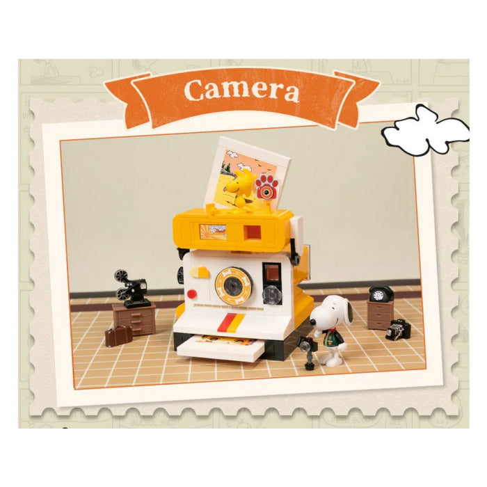 PANTASY - Snoopy (Peanuts) Retro Time Series - Camera Polaroid  (Bloques para armar)