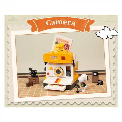 PANTASY - Snoopy (Peanuts) Retro Time Series - Camera Polaroid  (Bloques para armar)