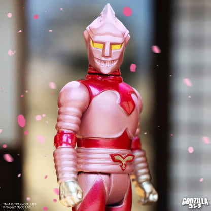 SUPER 7 - TOHO - Godzilla ReAction - Jet Jaguar (Cherry Blossom Festival) (Figura de 4")