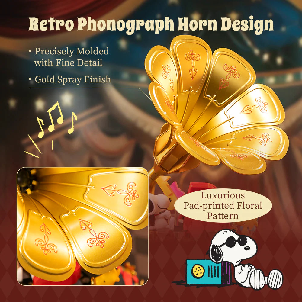 PANTASY - Snoopy (Peanuts) - Phonograph (Bloques para armar)