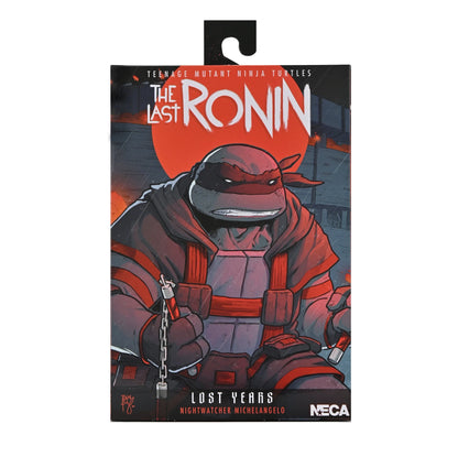 NECA - TMNT: The Last Ronin: Lost Years - Ultimate Nightwatcher Michelangelo (Figura de 7")