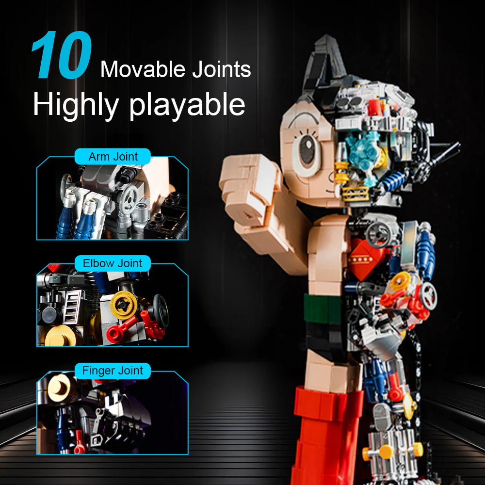 PANTASY - Astroboy - Astroboy Mechanical Clear Version (Bloques para armar y play set de 12")