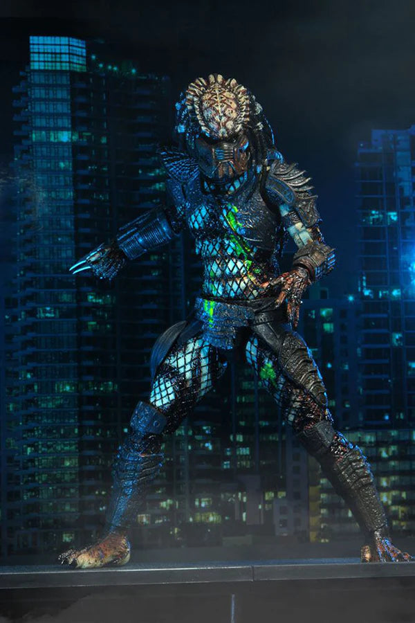 NECA - Predator 2 - Battle Damage City Hunter (Figura de 7")